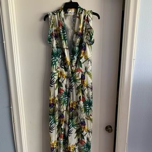 Floral Wide Leg Jumpsuit